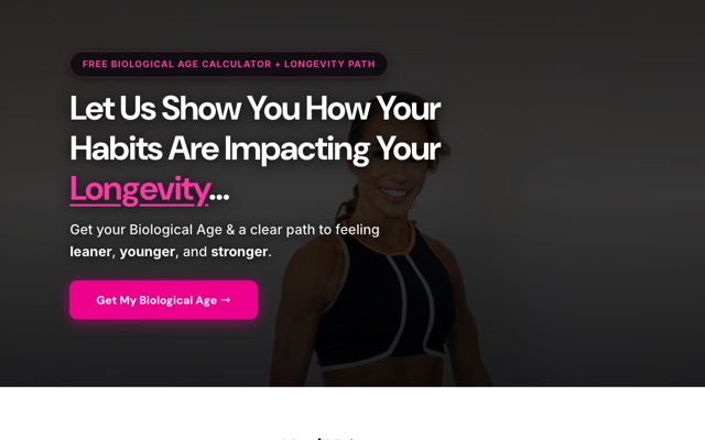 Screenshot of Nathalia Melo Fit - live site built on SyncSuite
